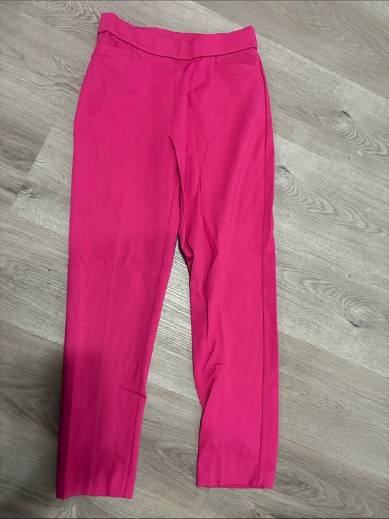 Susan Graver Pants - Susan Graver Vibrant Fuchsia Straight Leg Pants